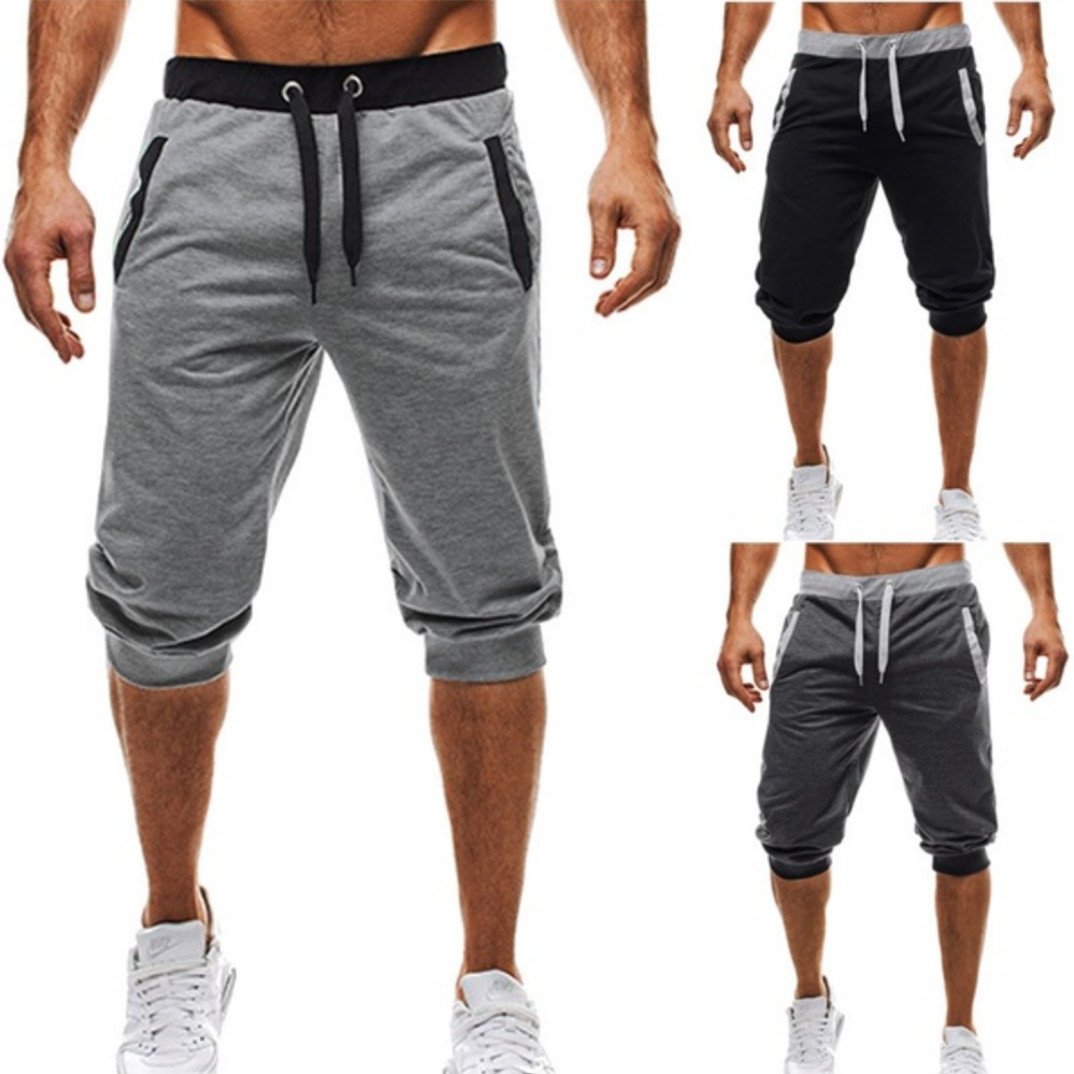 Bermudão masculino - Bermuda Slim Fit  Mens gym Joggers Workout Shorts